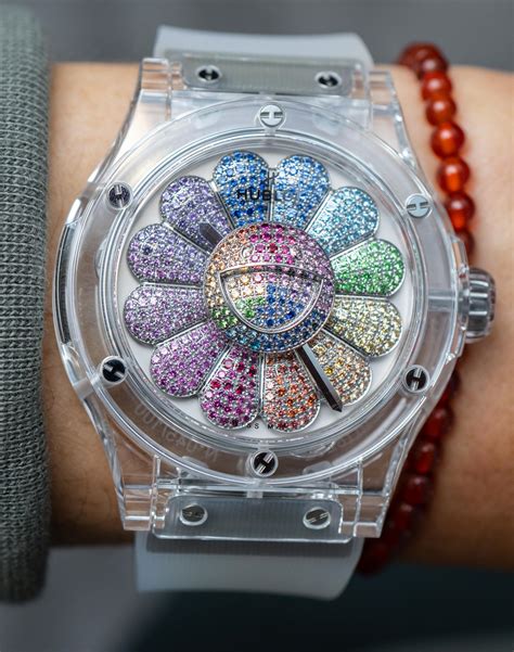 hublot x takashi murakami.|Hublot murakami watch.